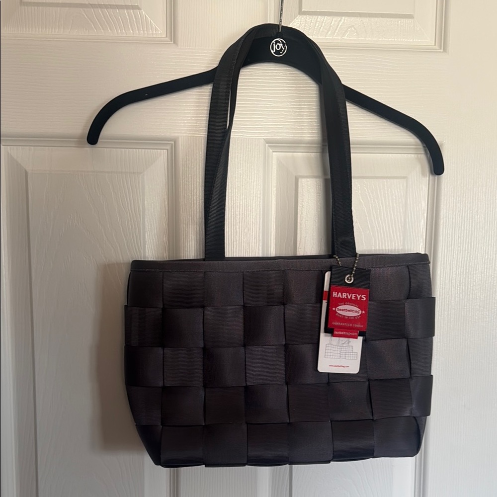 Authentic Harveys Black/Dark Grey SEATBELT Bag